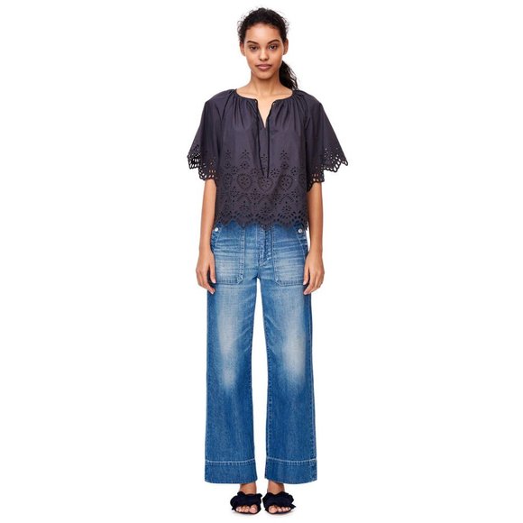 Rebecca Taylor Eyelet Top - Picture 2 of 11